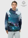 Худи мужской база хлопок / Need for Speed
