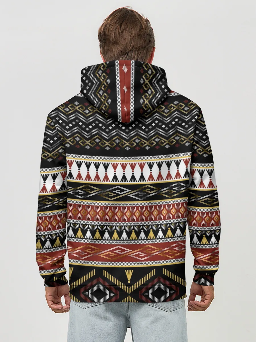 Худи мужской база хлопок / Этническая африка