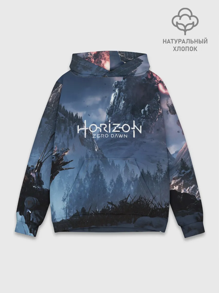 Худи мужской база хлопок / HORIZON ZERO DAWN
