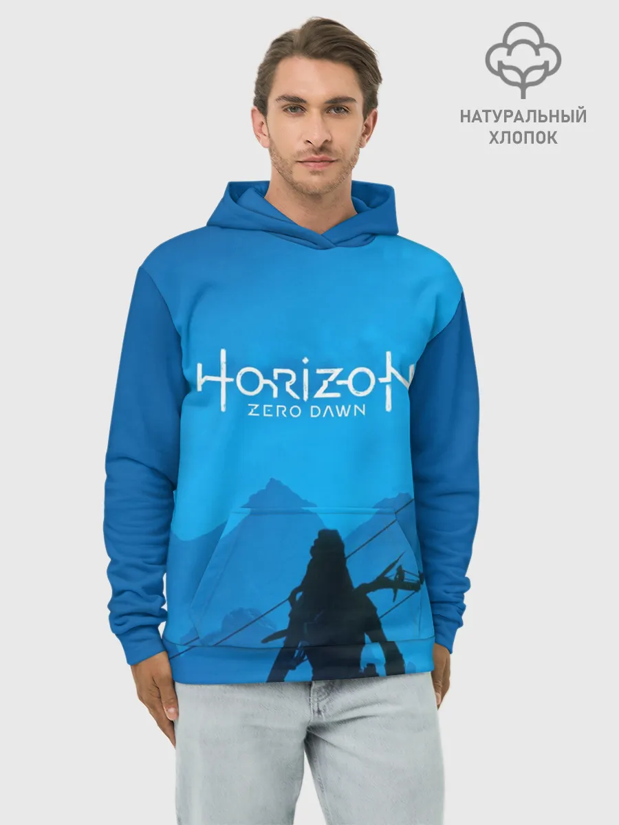 Худи мужской база хлопок / HORIZON ZERO DAWN
