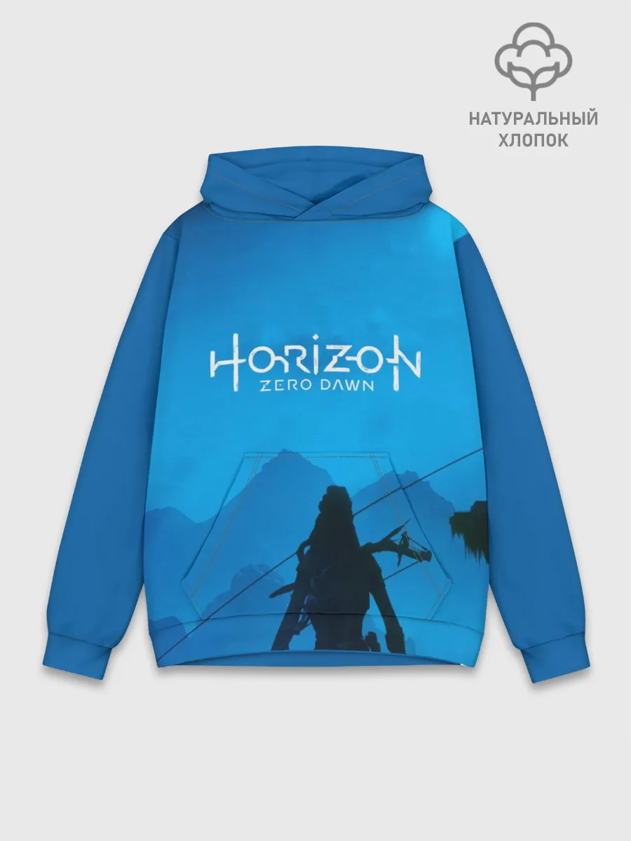 Худи мужской база хлопок / HORIZON ZERO DAWN