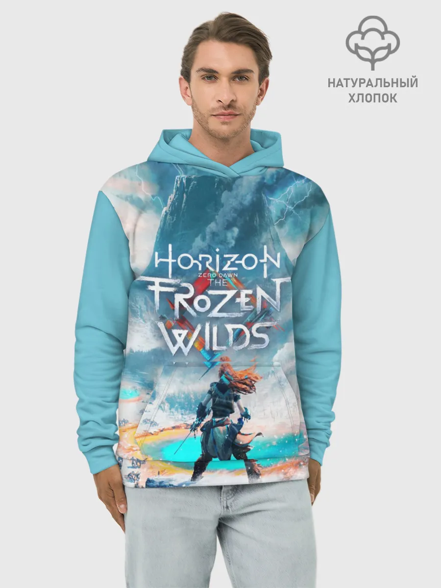 Худи мужской база хлопок / HORIZON ZERO DAWN