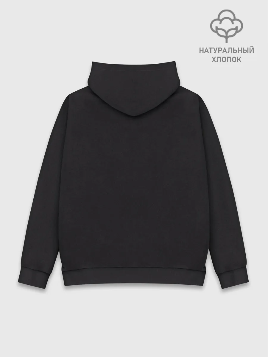 Худи мужской база хлопок / Илон Маск