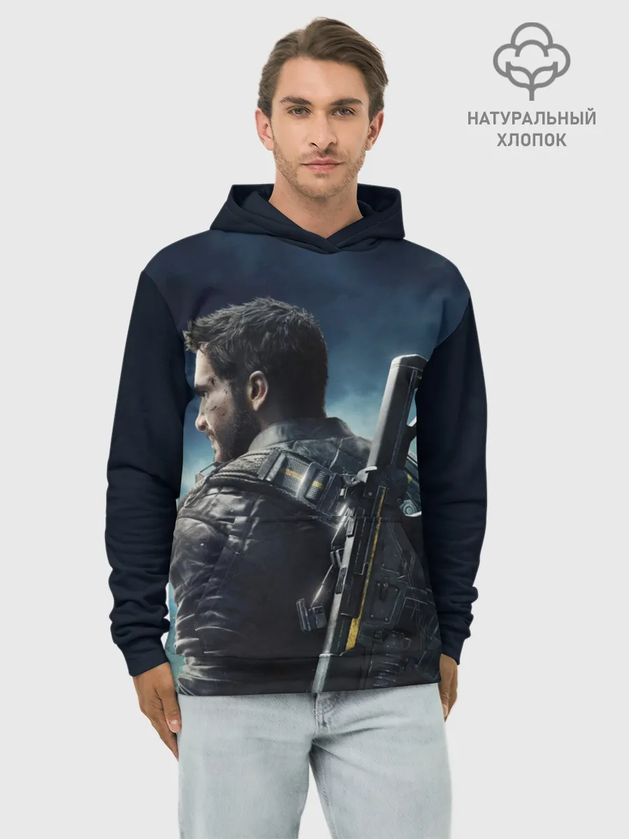 Худи мужской база хлопок / Just Cause 4
