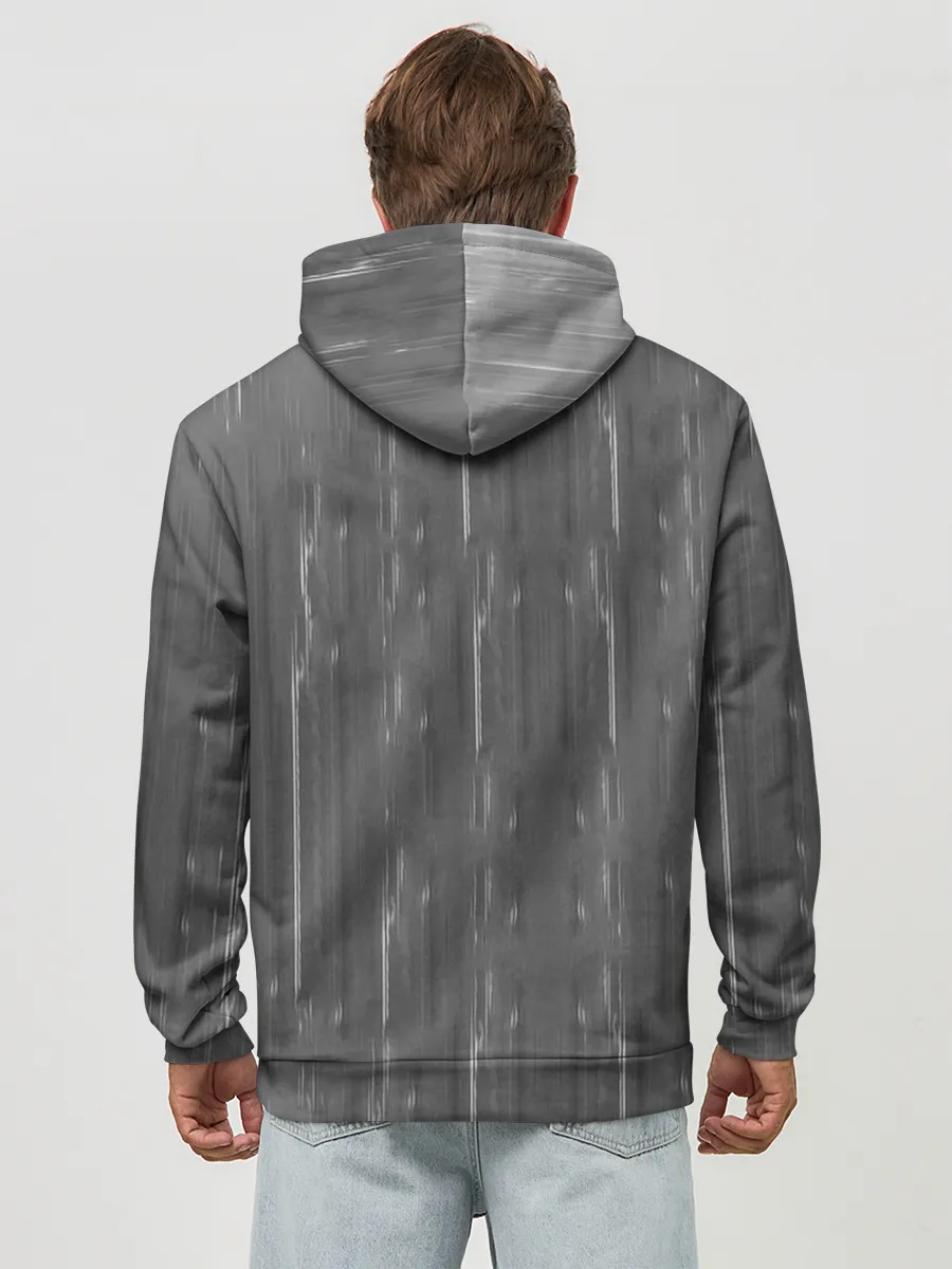 Худи мужской база хлопок / Панда