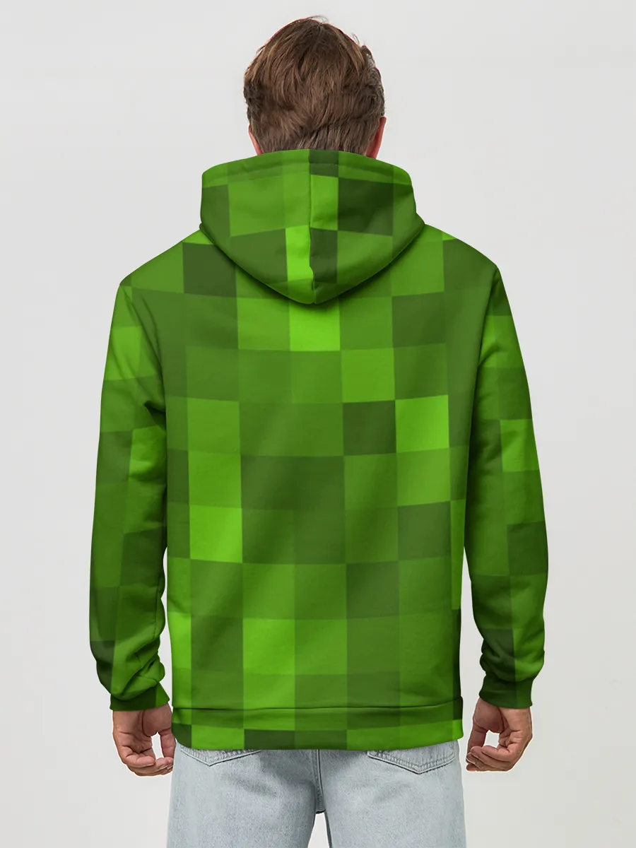 Худи мужской база хлопок / Minecraft