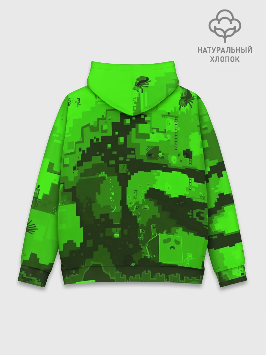 Худи мужской база хлопок / MINECRAFT