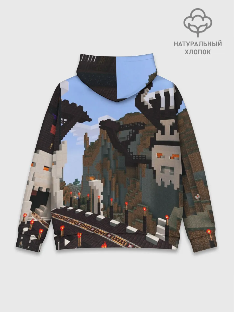 Худи мужской база хлопок / Minecraft