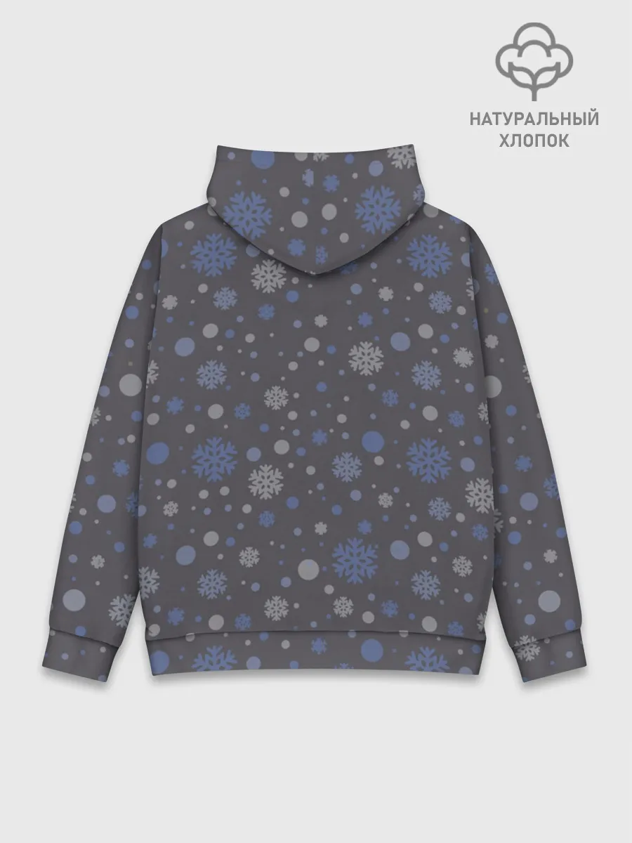 Худи мужской база хлопок / Лебовски Санта