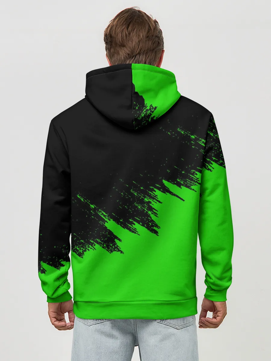 Худи мужской база хлопок / КРАСКА И НИЧЕГО ЛИШНЕГО!