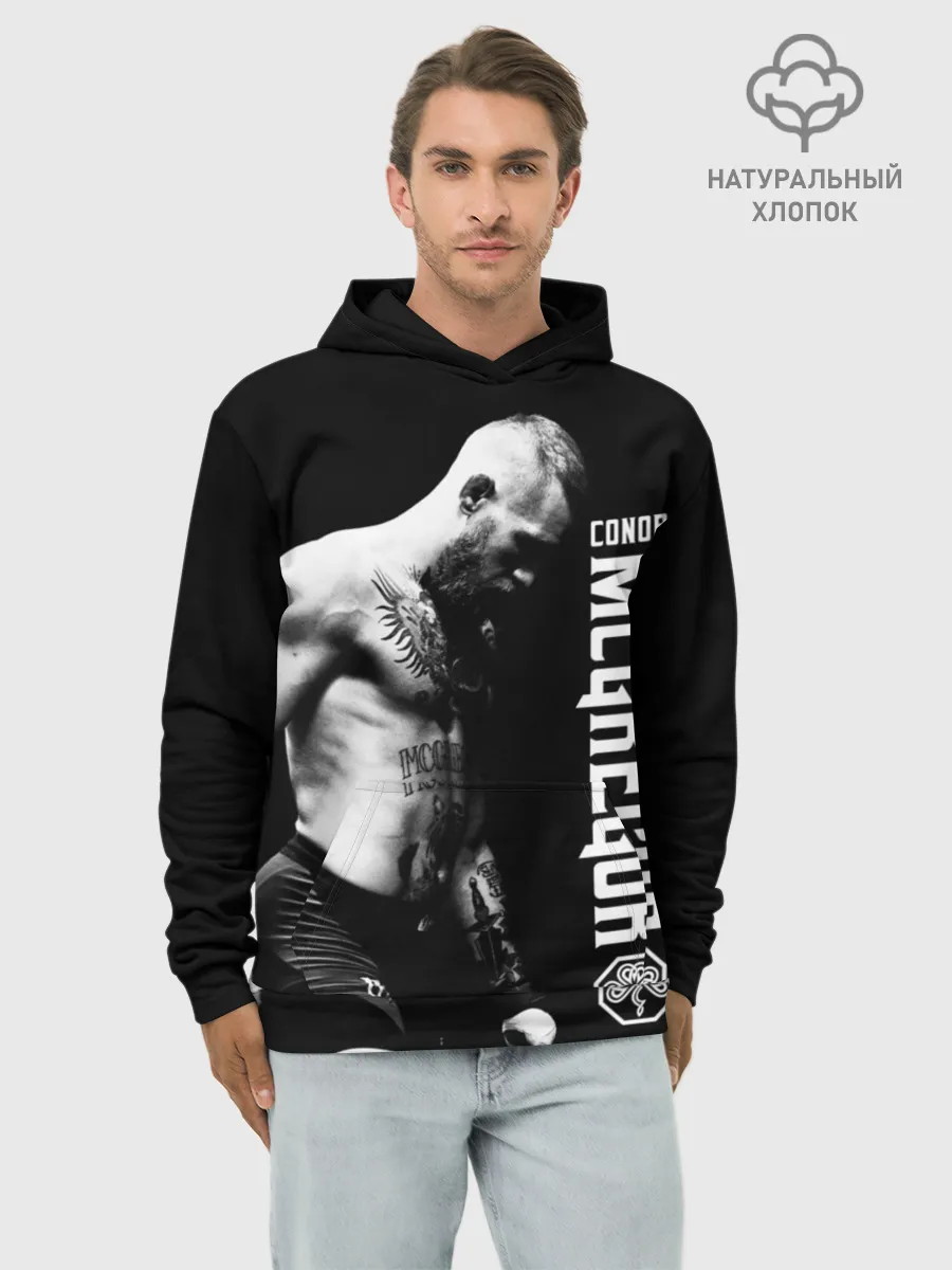 Худи мужской база хлопок / Конор МакГрегор