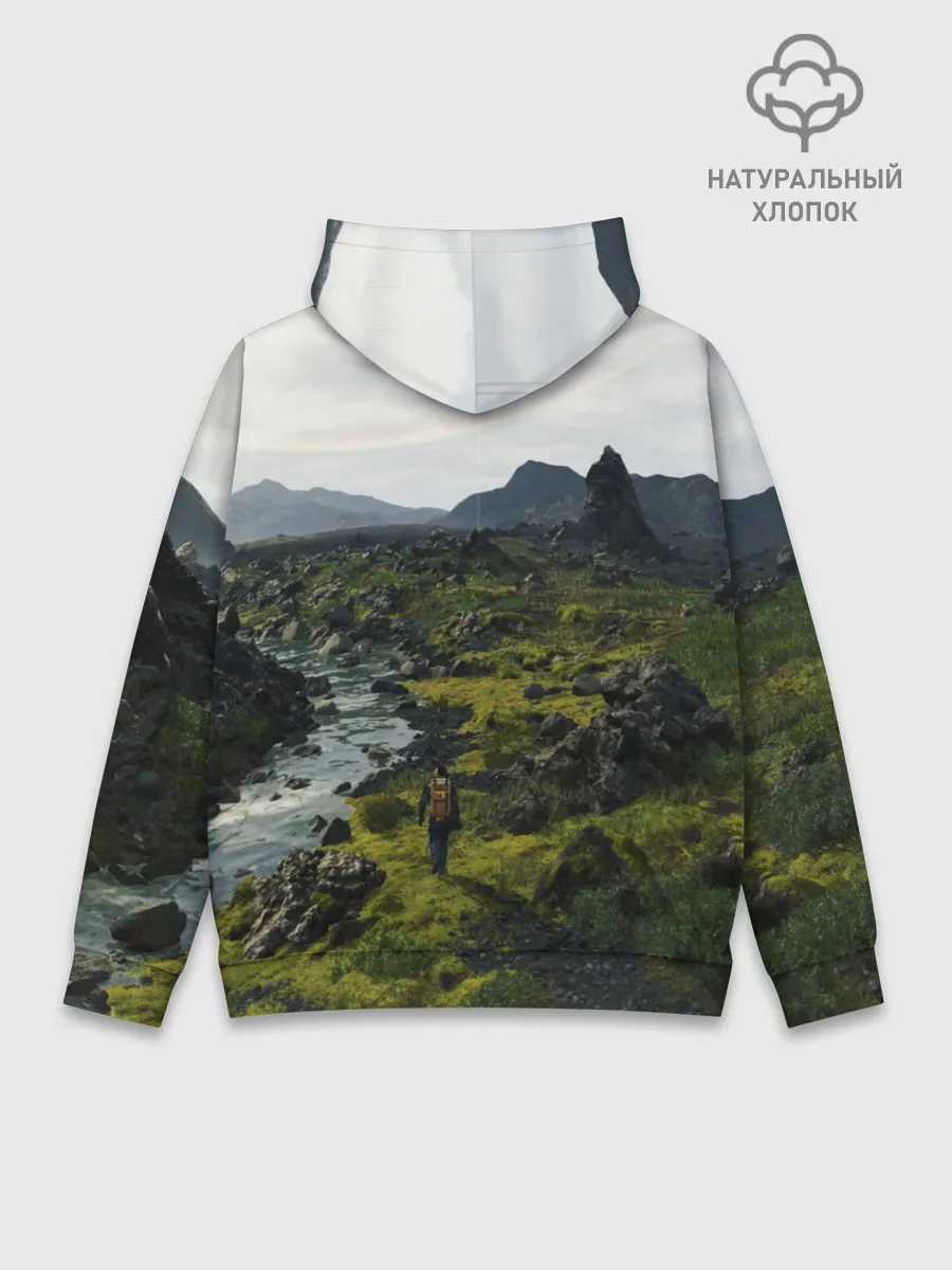 Худи мужской база хлопок / Death Stranding