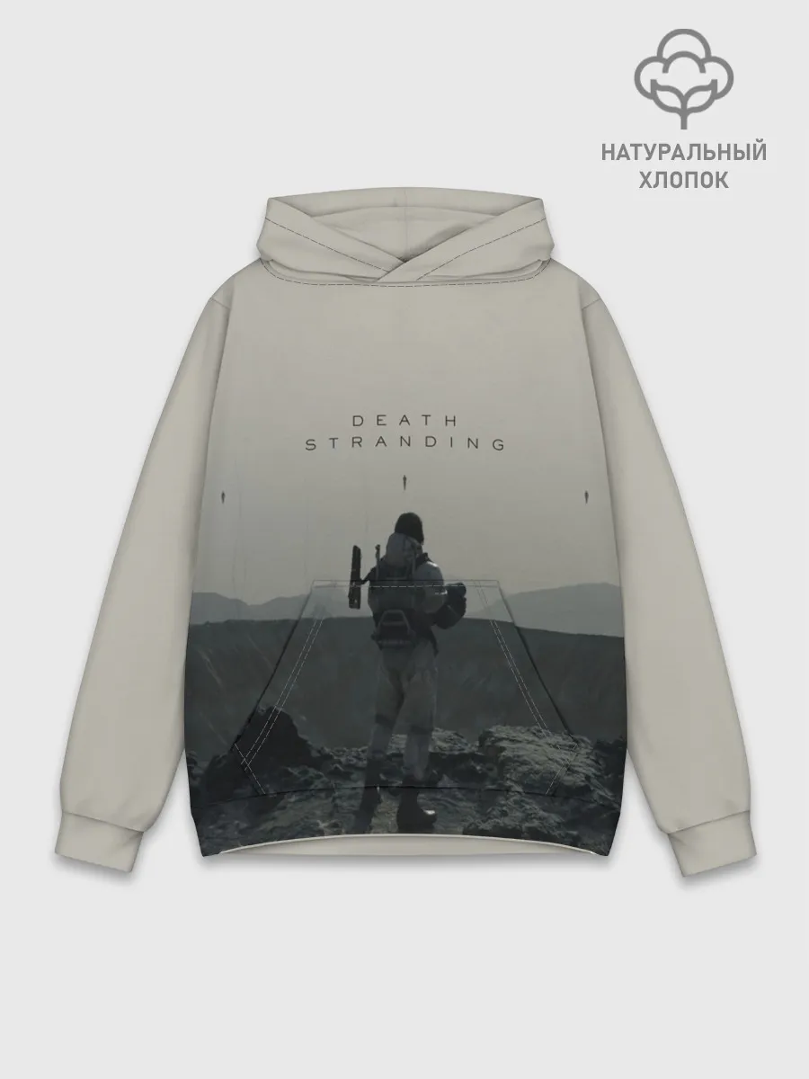 Худи мужской база хлопок / Death Stranding