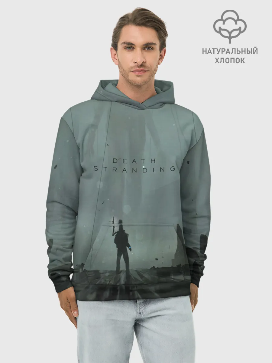 Худи мужской база хлопок / Death Stranding