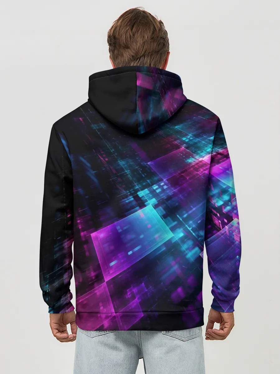 Худи мужской база хлопок / Pubg neon style 2019