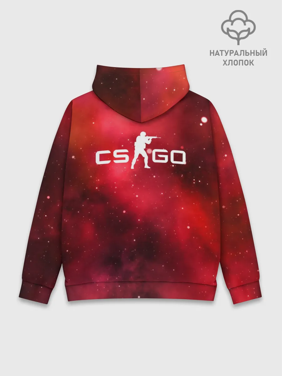 Худи мужской база хлопок / One Shot One Kill