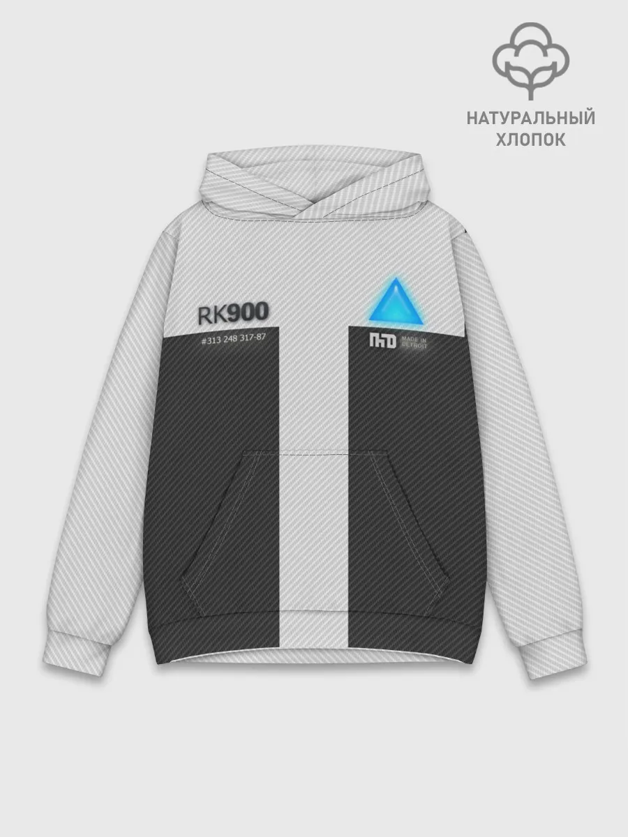 Худи мужской база хлопок / Connor Detroit: Become Human