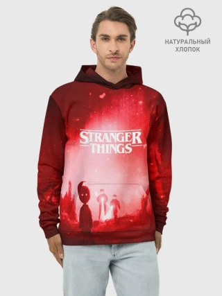 Худи мужской база хлопок / Очень странные дела