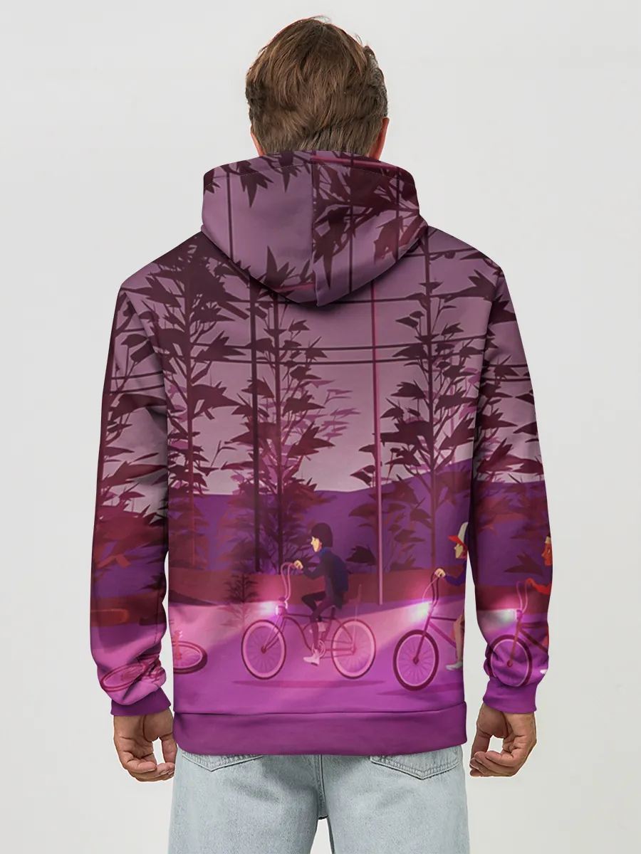 Худи мужской база хлопок / STRANGER THINGS