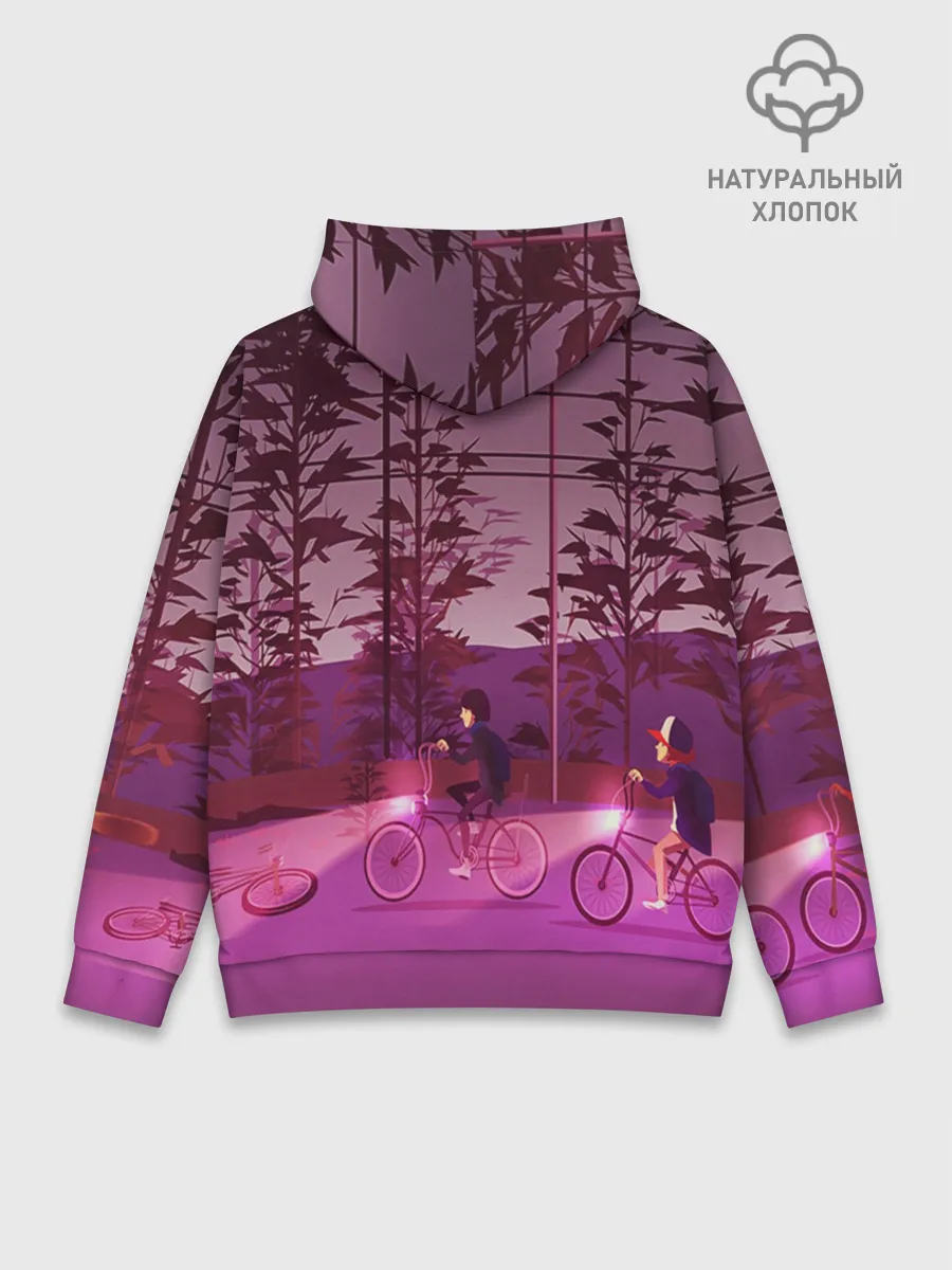 Худи мужской база хлопок / STRANGER THINGS