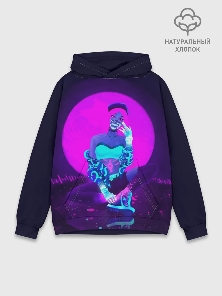 Худи мужской база хлопок / Akali. KDA