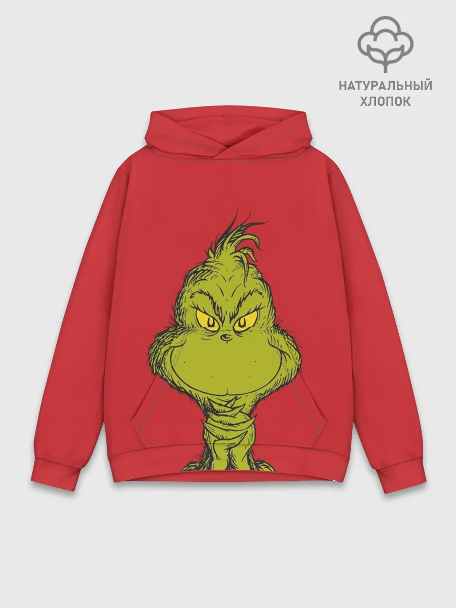 Худи мужской база хлопок / Grinch