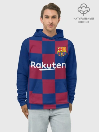 Худи мужской база хлопок / Messi home 19-20 season