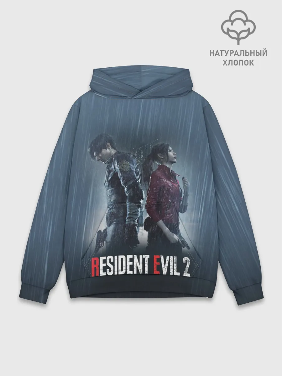 Худи мужской база хлопок / Resident Evil 2 Remake