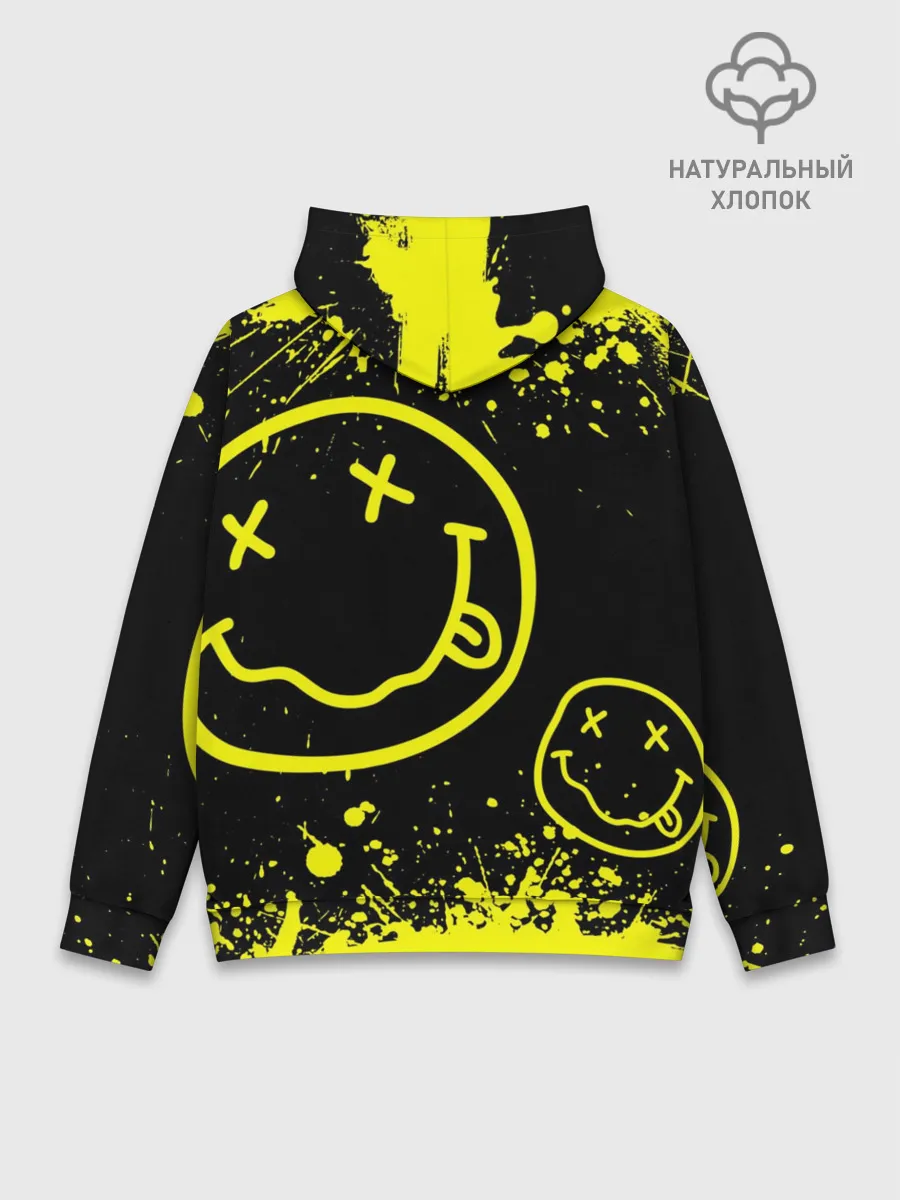 Худи мужской база хлопок / Nirvana