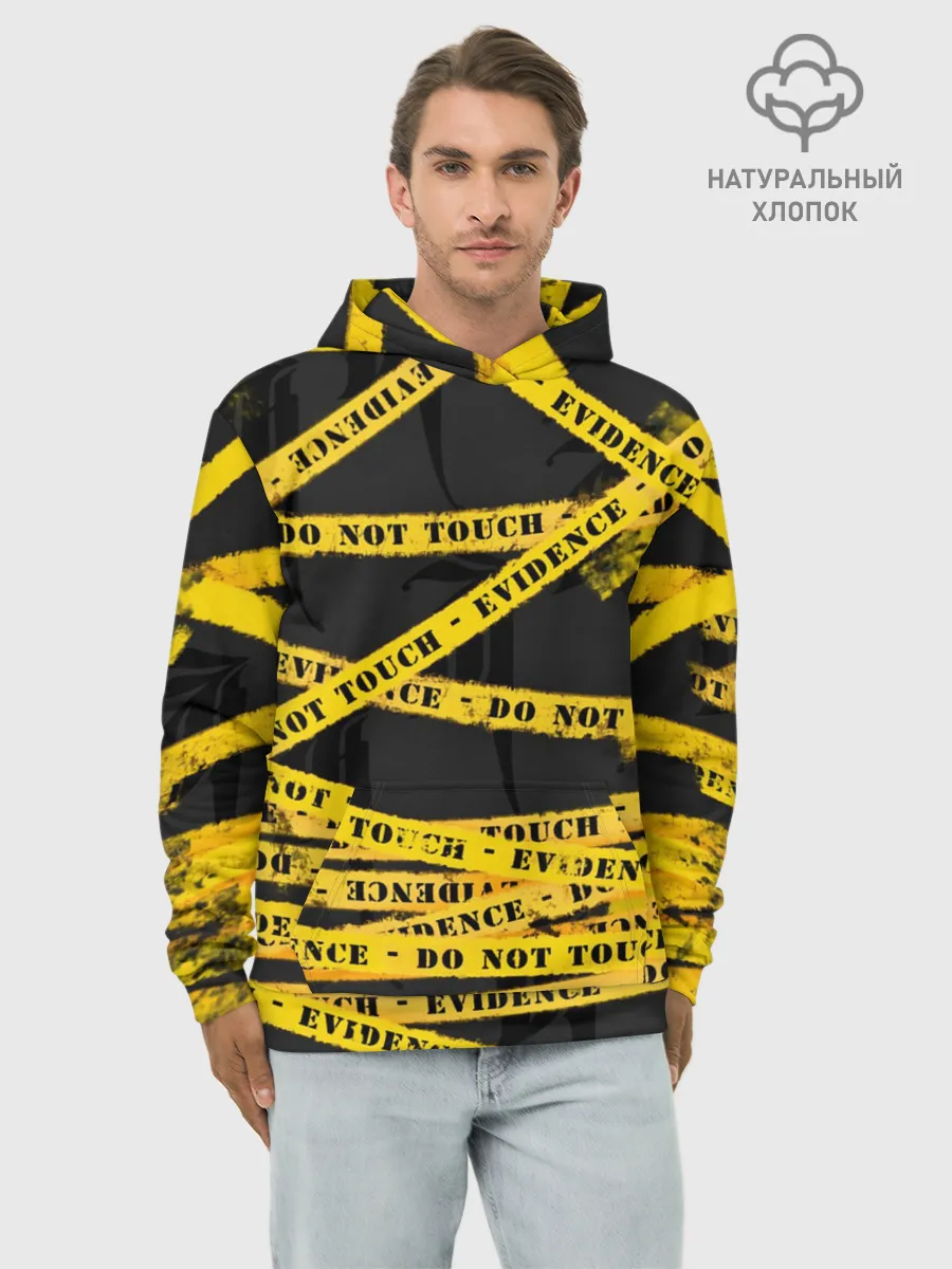Худи мужской база хлопок / Улика - не трогать