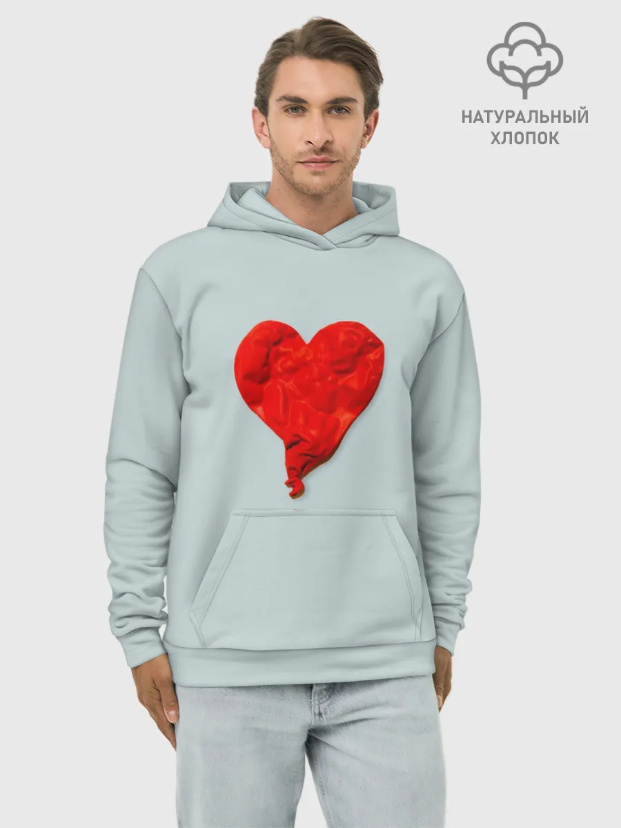 Худи мужской база хлопок / Kanye West Heartbreak
