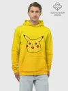 Худи мужской база хлопок / Покемоны. Удивленный Пикачу