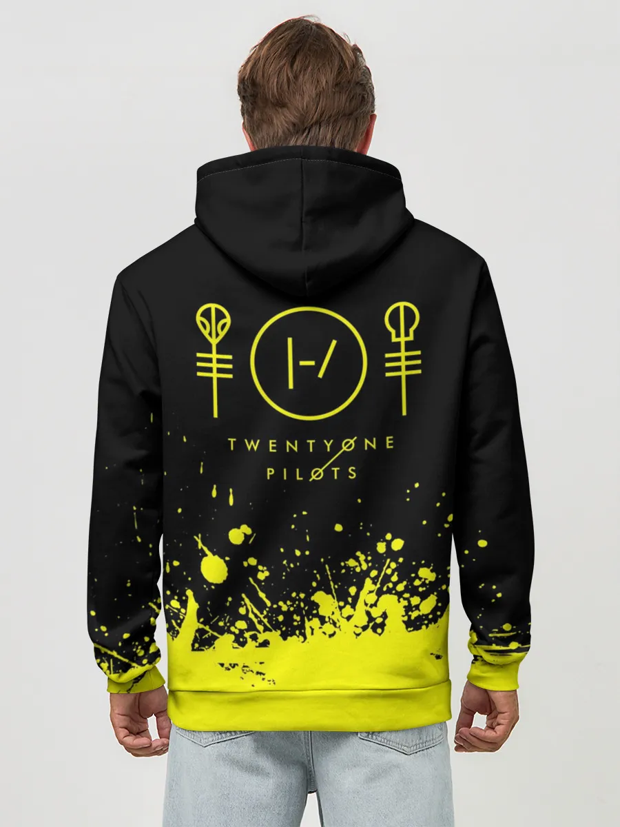 Худи мужской база хлопок / Twenty One Pilots