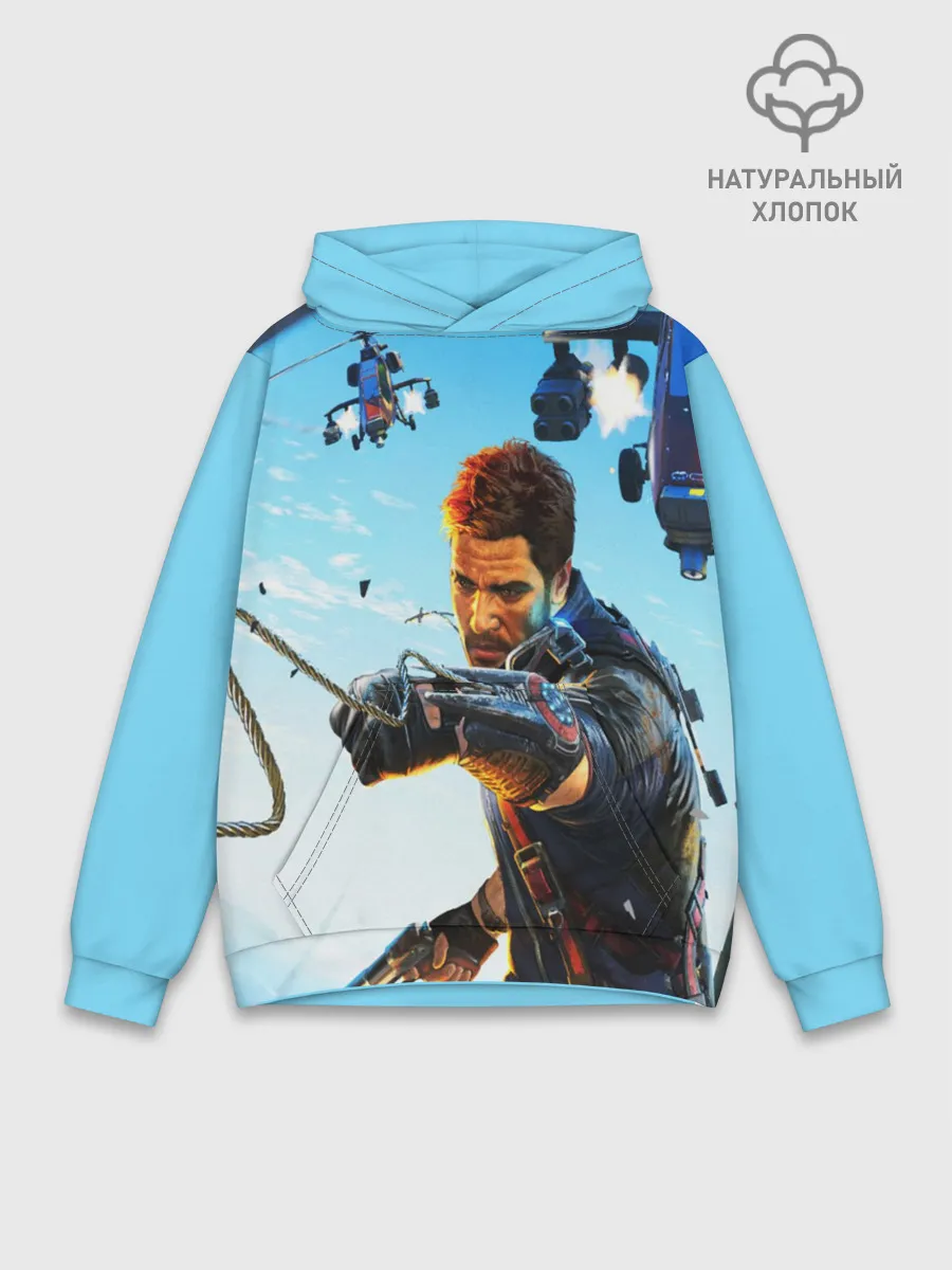 Худи мужской база хлопок / JustCause