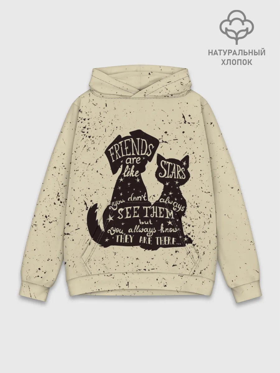 Худи мужской база хлопок / Friends