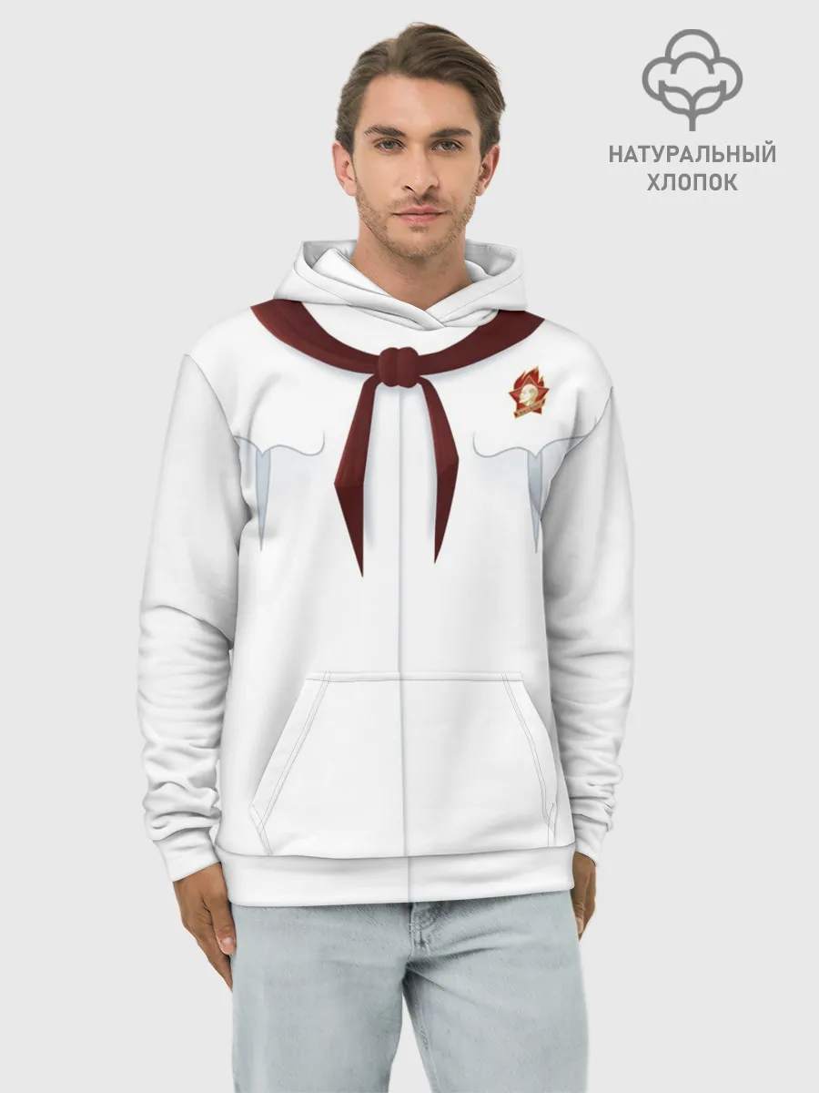 Худи мужской база хлопок / Форма пионера бесконечное лето