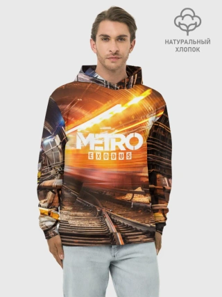 Худи мужской база хлопок / metro exodus