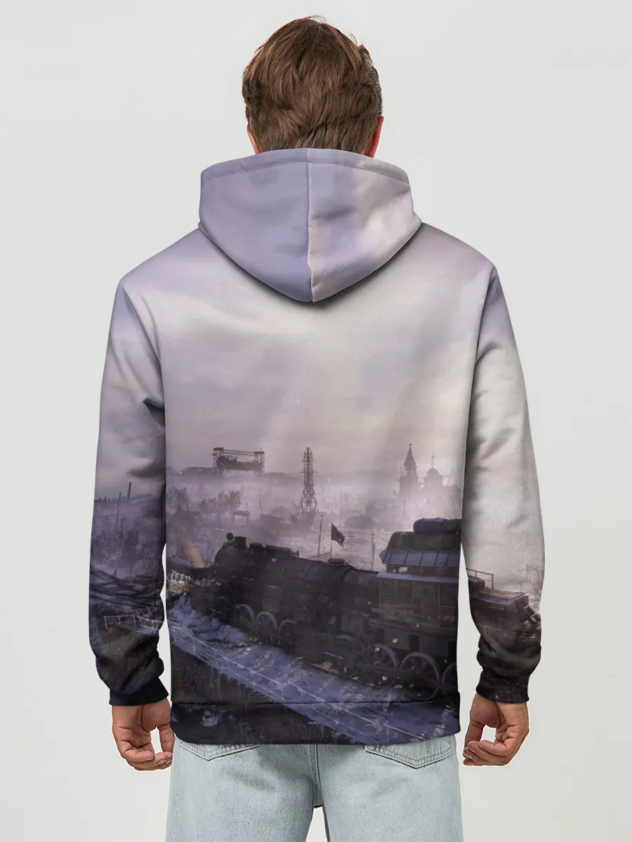 Худи мужской база хлопок / Metro Exodus