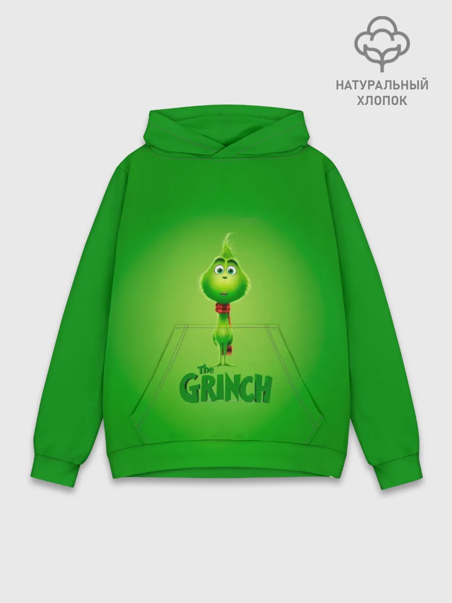 Худи мужской база хлопок / Dr. Seuss The Grinch