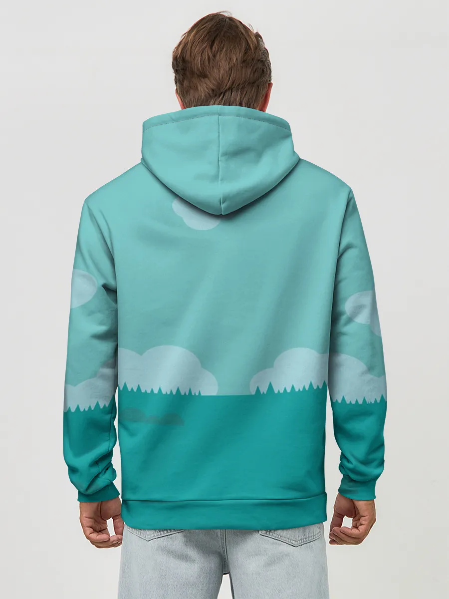 Худи мужской база хлопок / DAB Корова