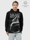 Худи мужской база хлопок / Night shark