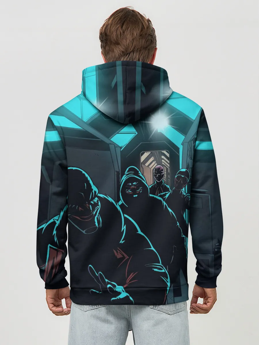 Худи мужской база хлопок / Payday 2