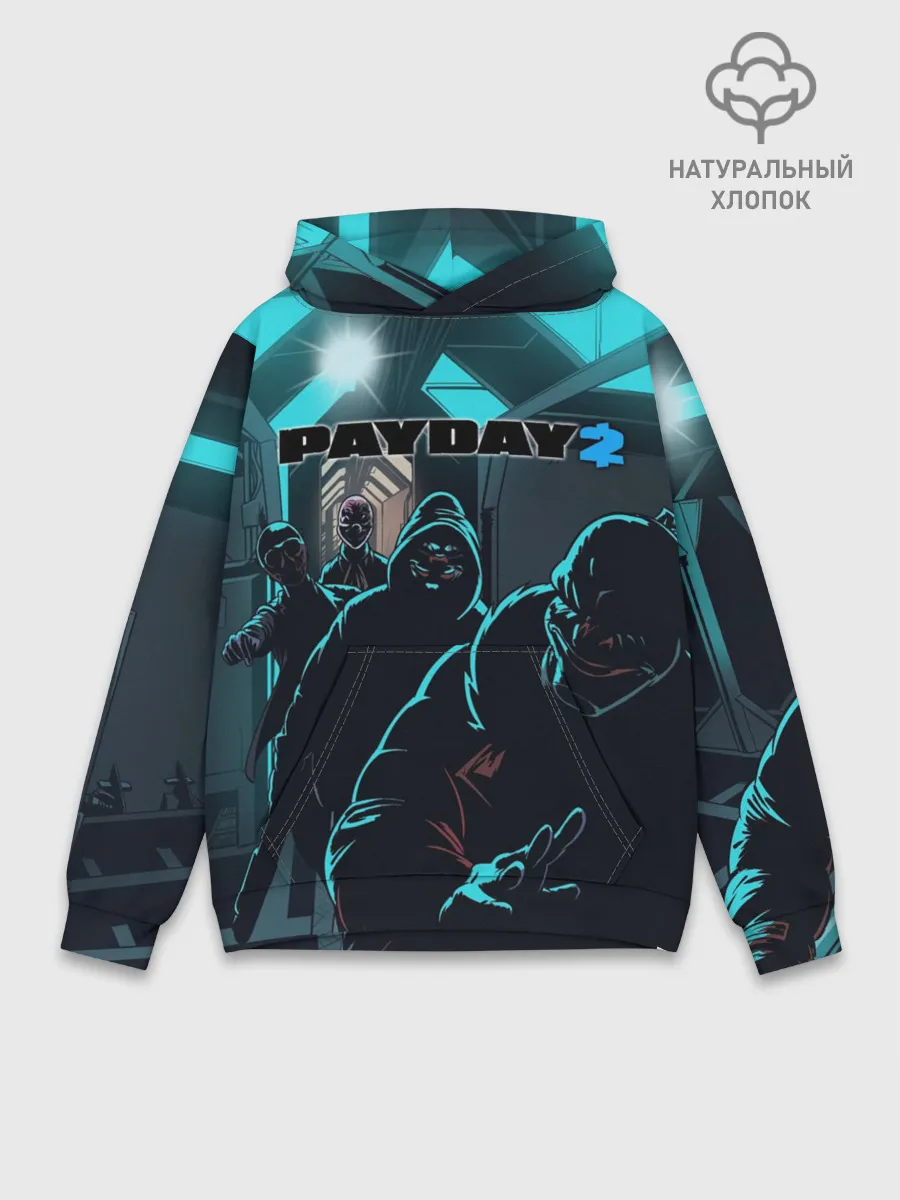Худи мужской база хлопок / Payday 2