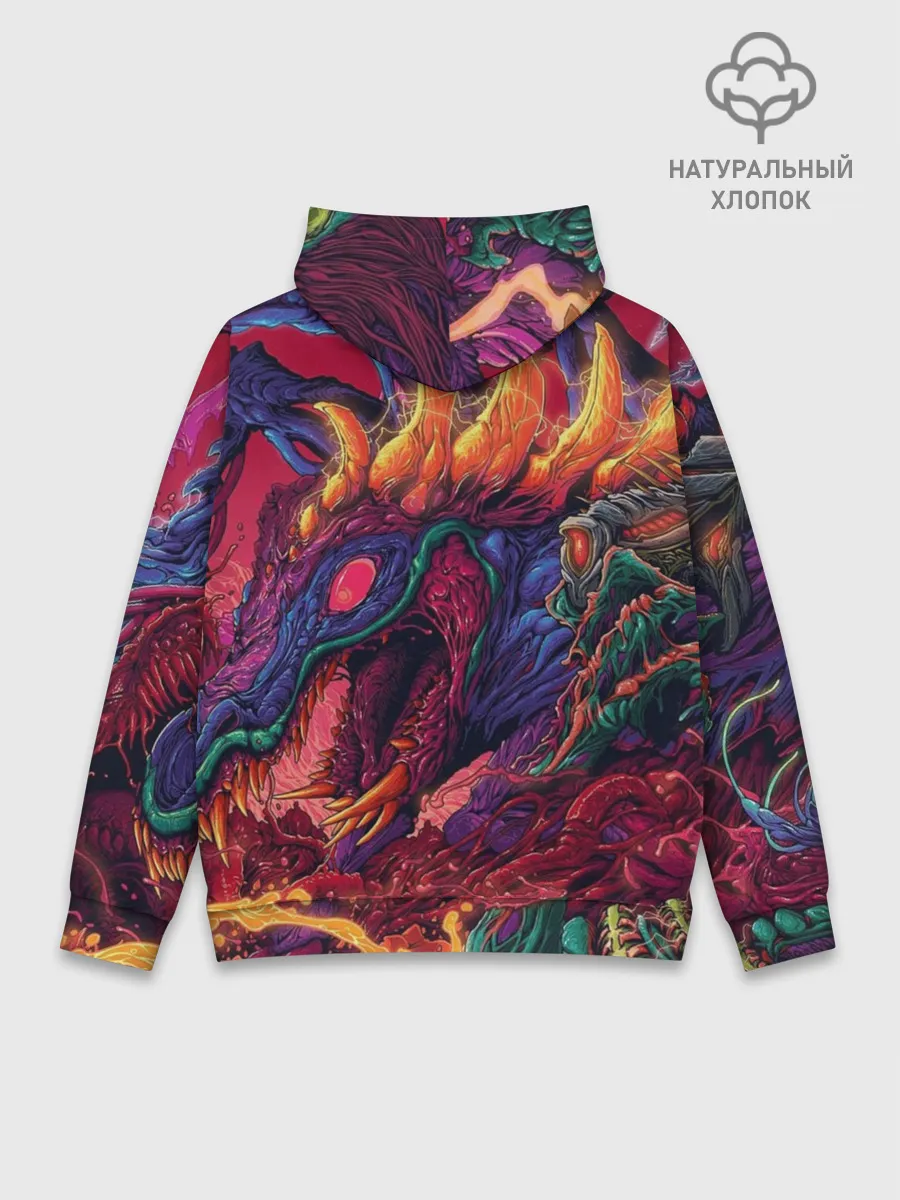 Худи мужской база хлопок / HyperBEAST