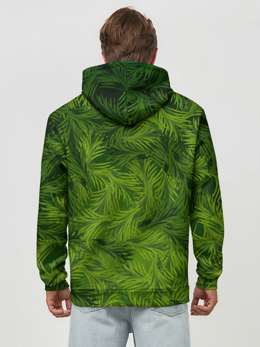 Худи мужской база хлопок / Гринч