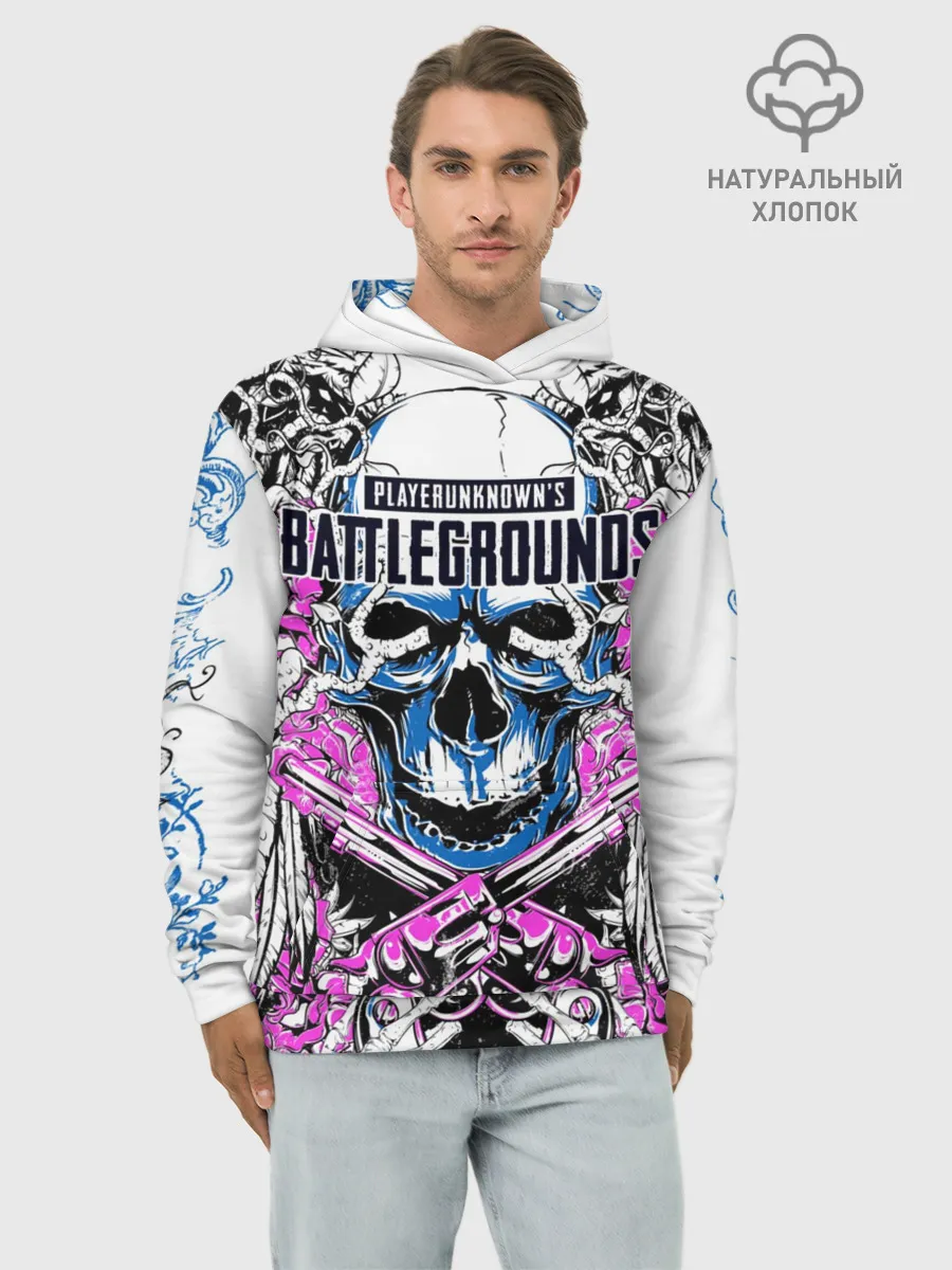 Худи мужской база хлопок / PUBG