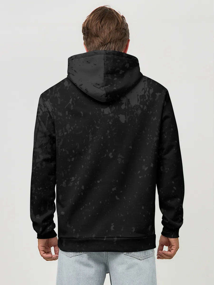 Худи мужской база хлопок / Goblin Slayer black background