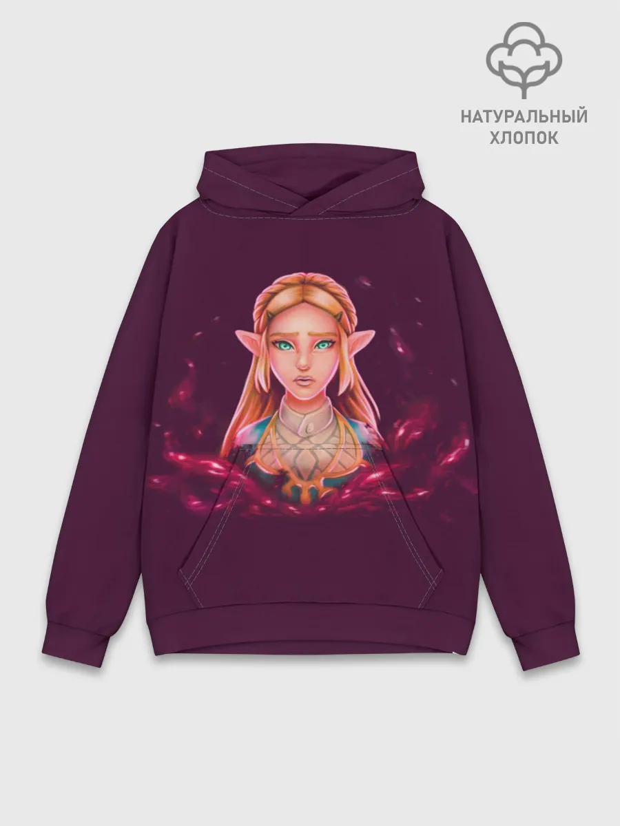 Худи мужской база хлопок / Принцесса Зельда