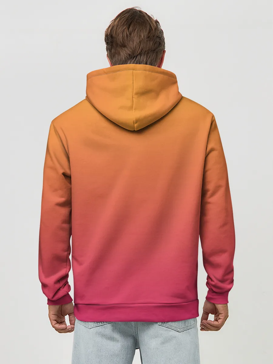 Худи мужской база хлопок / Девушка - сакура