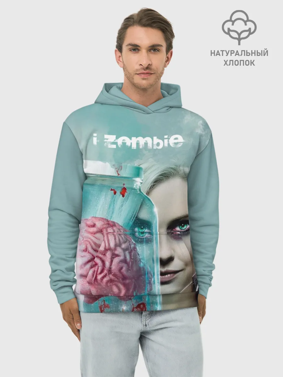 Худи мужской база хлопок / i-ZOMBIE